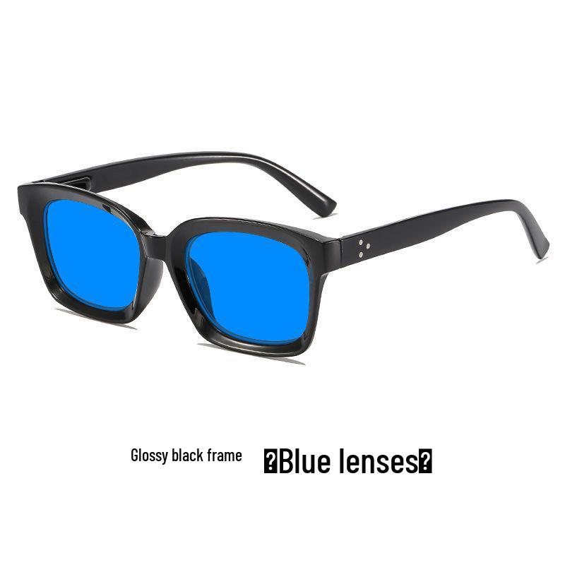 Unisex Large Frame Night Vision Anti-Blue Light Glasses with Spring Hinges