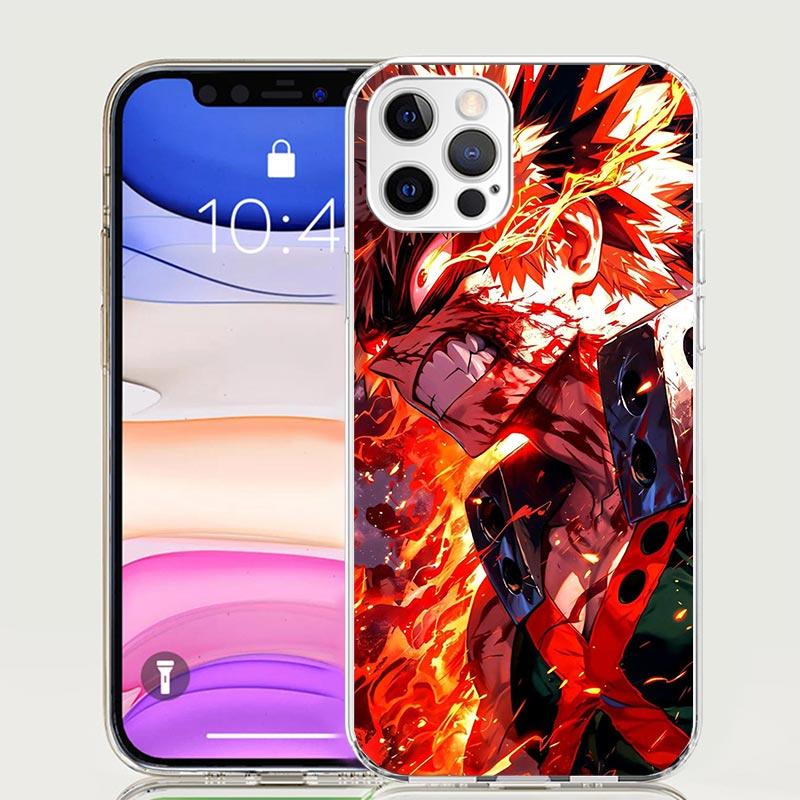 Bakugou Katsuki MHA My Hero Phone Case For iPhone 17 Air 16 15 Plus 11 14 Pro Max 13 Mini 12 7 8 + SE Pattern Art Customized Cov
