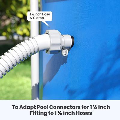 Pool Hose Adapter for Sand Pump Replacement Hose Adapter Pool Pump Part with Plunger Valve for Intex Swimming Pool Accessories