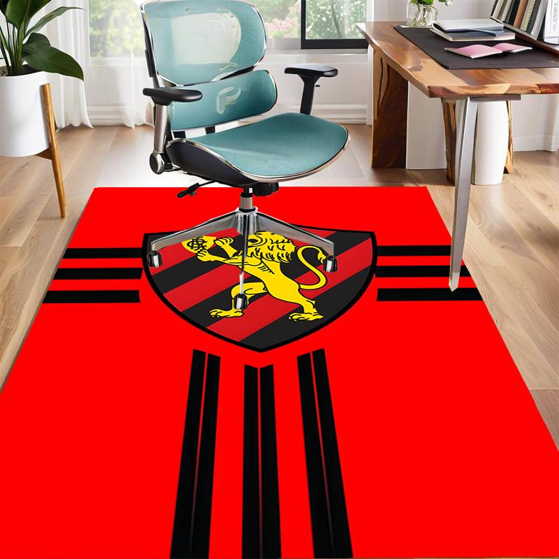 1pc Football Team Design Area Rug - Non-Slip, Soft & Cozy Floor Mat for Living Room, Bedroom, Office - Indoor/Outdoor Decorative Carpet