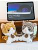 Striped Cat Plush Doll for Kids' Sleep Comfort & Desk Decor