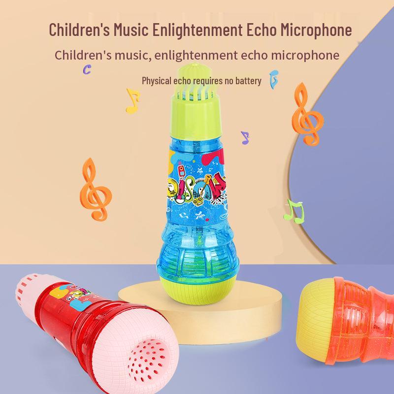 Large 24CM Echo Microphone Toy for Kids - TikTok Style Music & Singing Fun