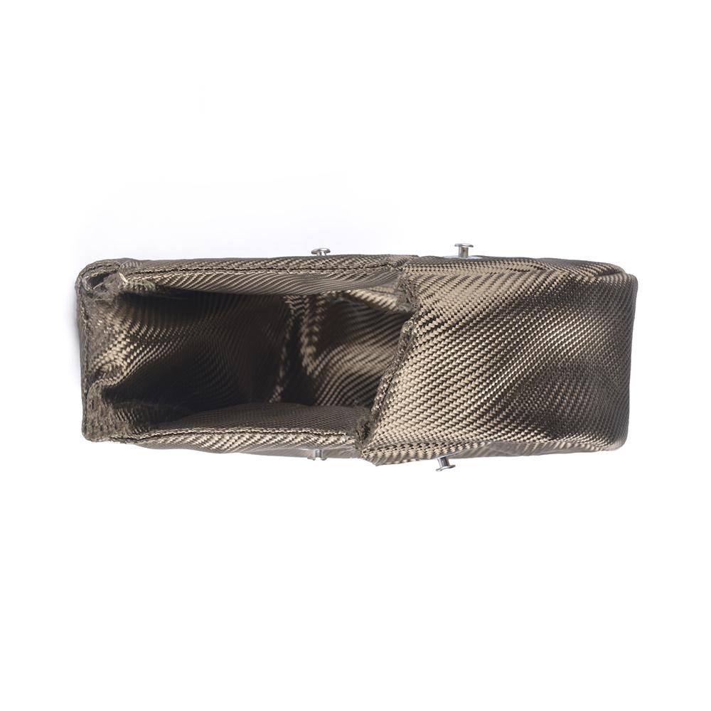 Turbo heat shield TITANIUM T2/T3/T4/T6 turbo blanket for Any T2/T3/T4/T6 TurboCharger barrier 1,800 degree
