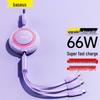 Baseus 3-in-1 66W 6A Retractable Fast Charging Cable