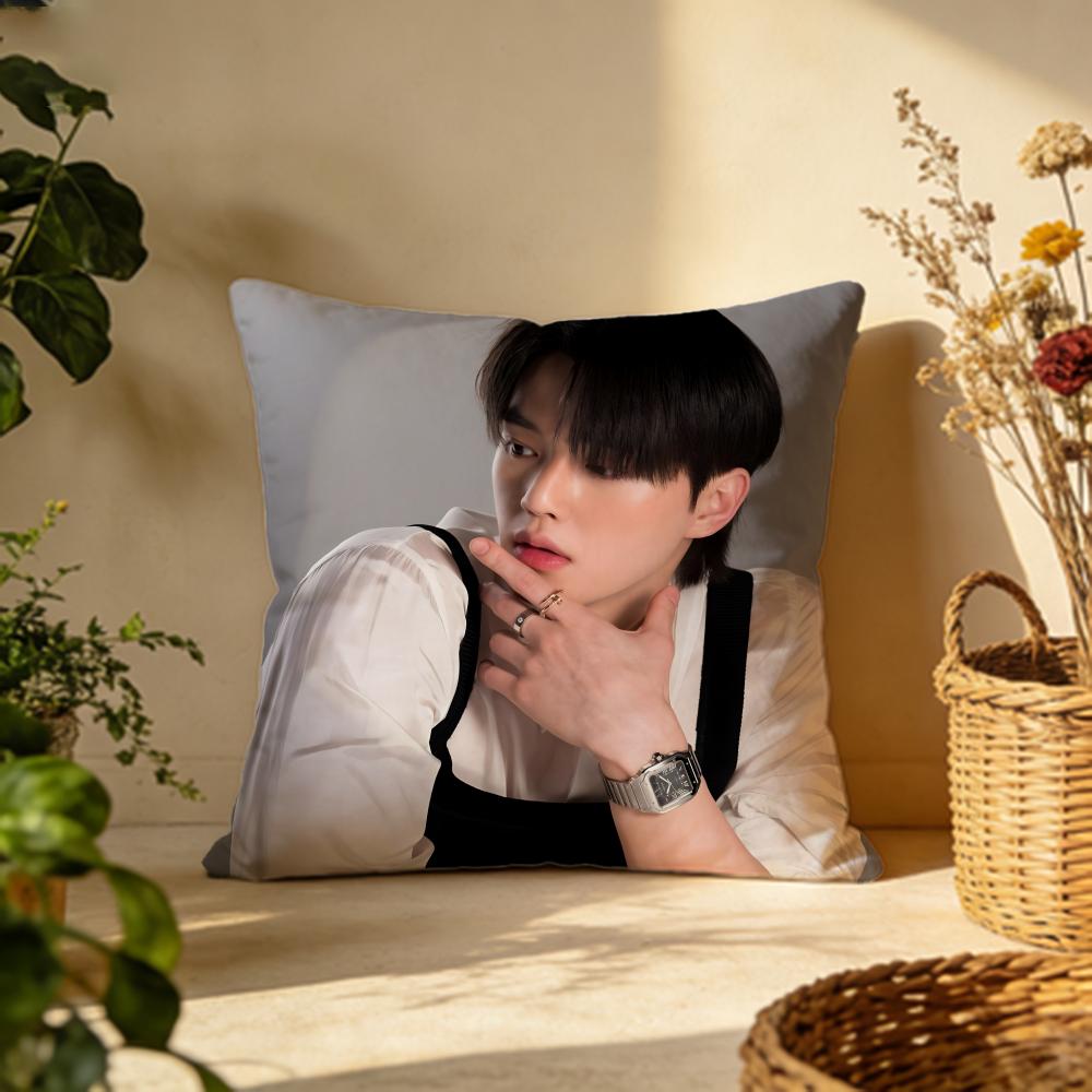 Popular Ssong Kanging Cushion Cover Versatile DoubleSided Pillow Case Fit for Sofa Bed Car  Daily Decor