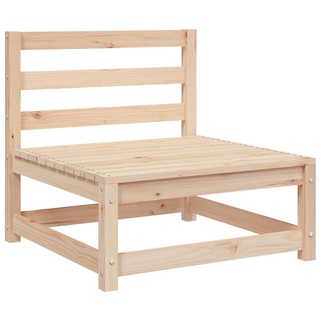 vidaXL 2-part. Garden Lounge Set with Pillows Made of Solid Pine Wood