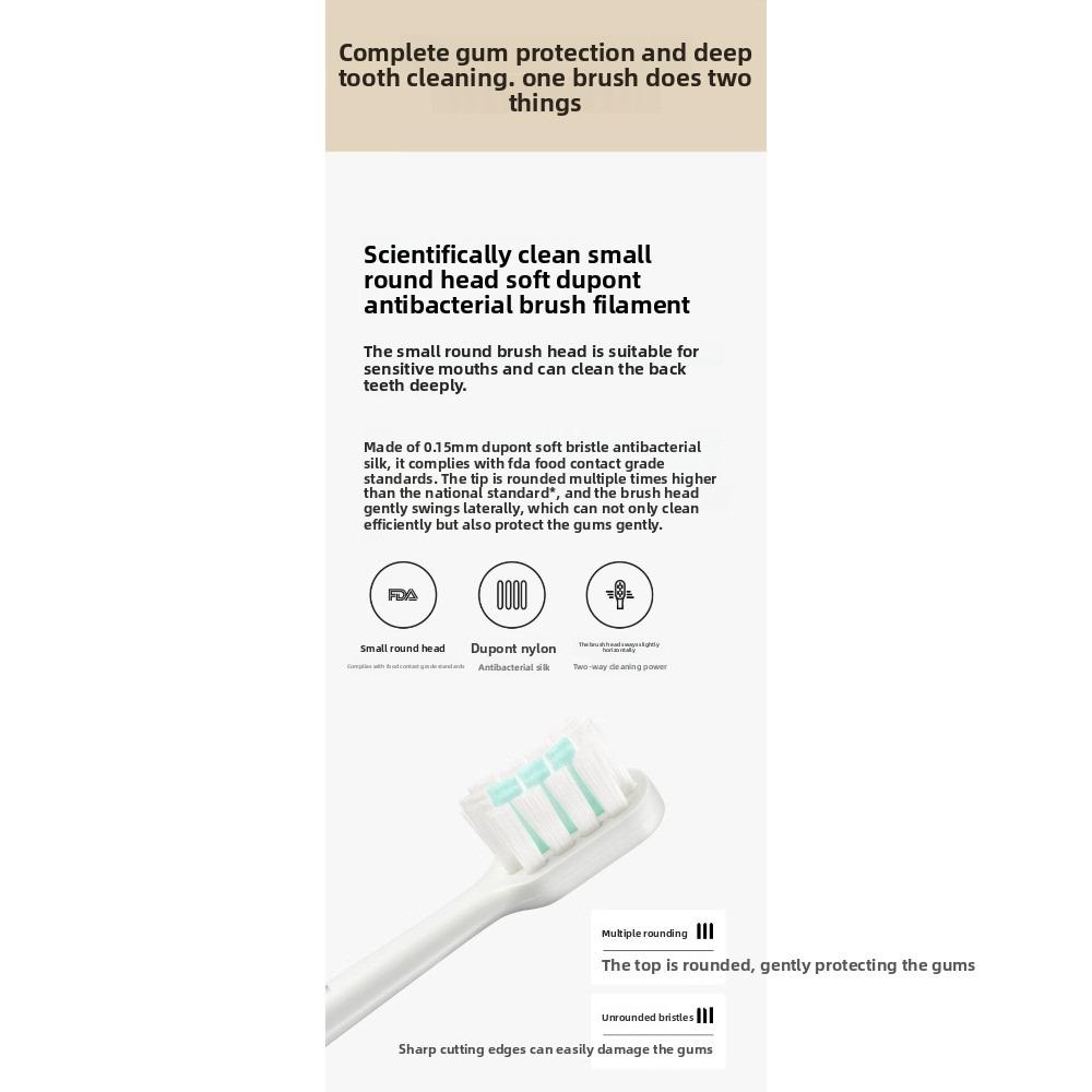 Xiaomi Mijia T200 Sonic Electric Toothbrush, IPX7 Waterproof, 30 Days Long Battery Life, USB Charging, Ultrasonic Toothbrush for Home Travel