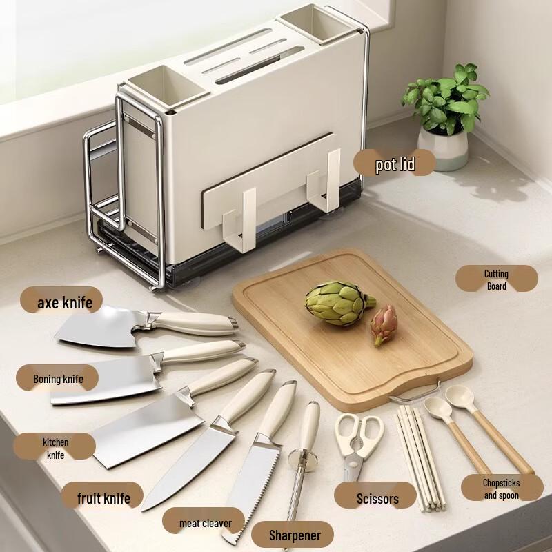 Nordic Wall-Mounted Magnetic Kitchen Organizer