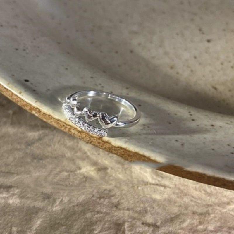 Love Shell Ring Ins Niche Temperament Girlfriends Couple Ring Women High Sense Opening Adjustable Ring Tide