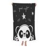Cute Cartoon Panda Beach Towel Quick Dry Microfiber Soft Absorbent Bath Towel Outdoor Travel Spa Swim Pool Towels for Adult Kids