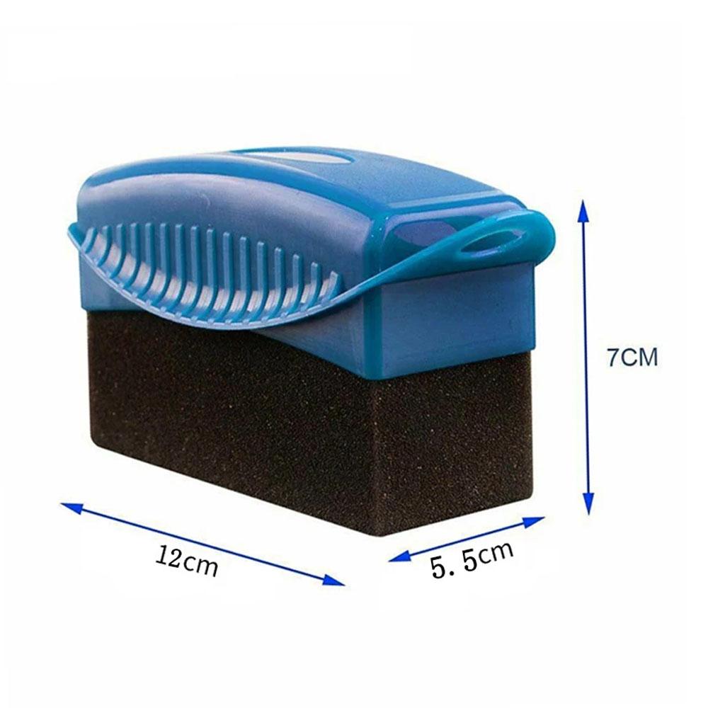 1PCS Car Tires Waxing Polishing Cleaning Wipe Washing Tire Tyre Wheel Rim Trim Contour Detailing Dressing Shine Pad Sponge