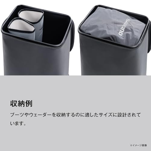 Shimano Langtransportkoffer (Kompatibel mit Stiefeln und Wathosen) BK-071X Schwarz