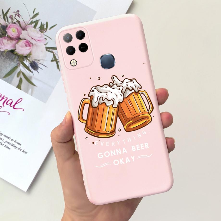 Für Infinix X689F X689 Hülle Infinix Hot 11 G37 Hot 10S NFC 10T Coque Funda Weiches Silikon Kamera Geschützt Schwarze Katze Weltraummann