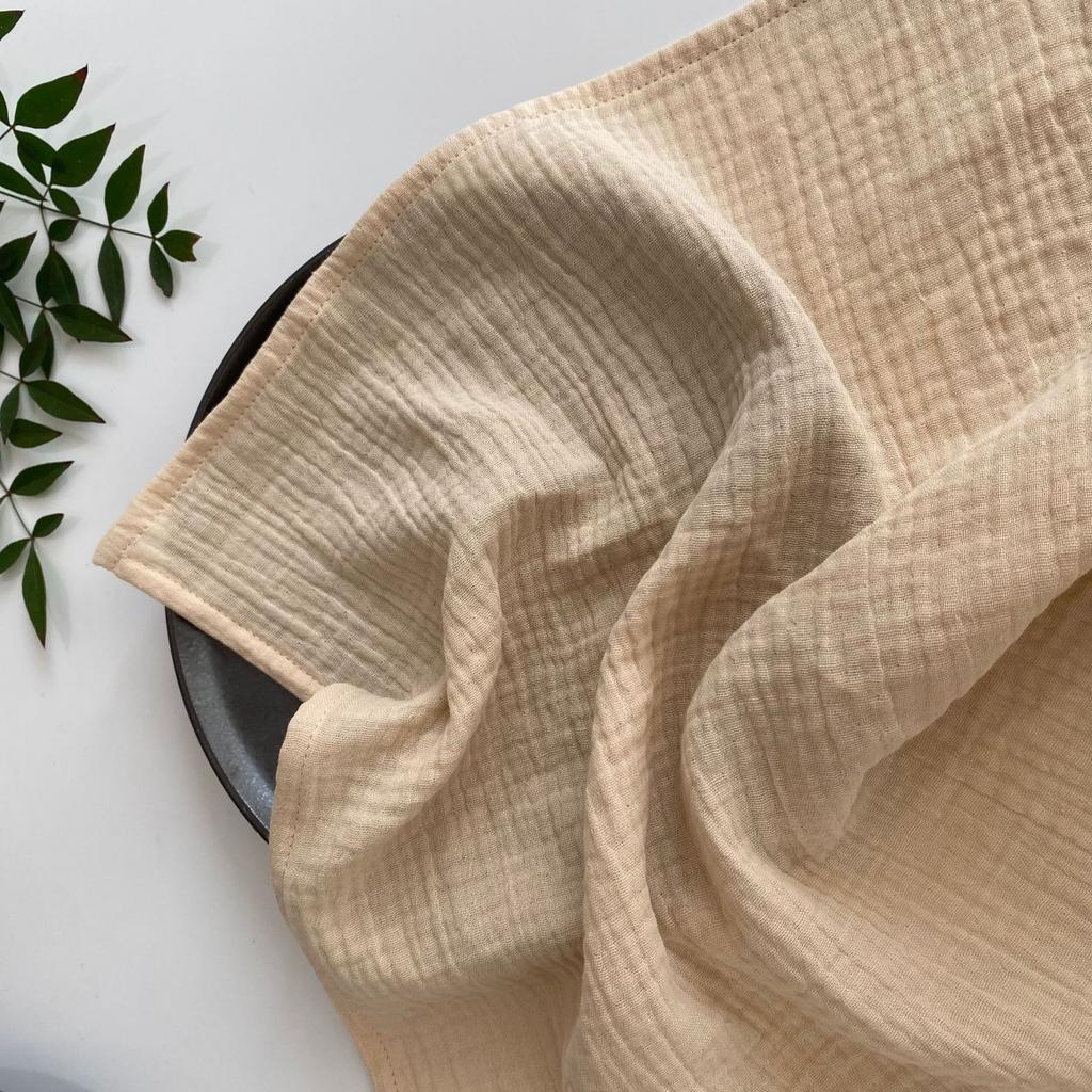 6Pcs 40x40cm Thick Gauze Cotton Napkins Reusable Tea Towel for Wedding Party Dinners Baby Shower Christmas Table Decoration