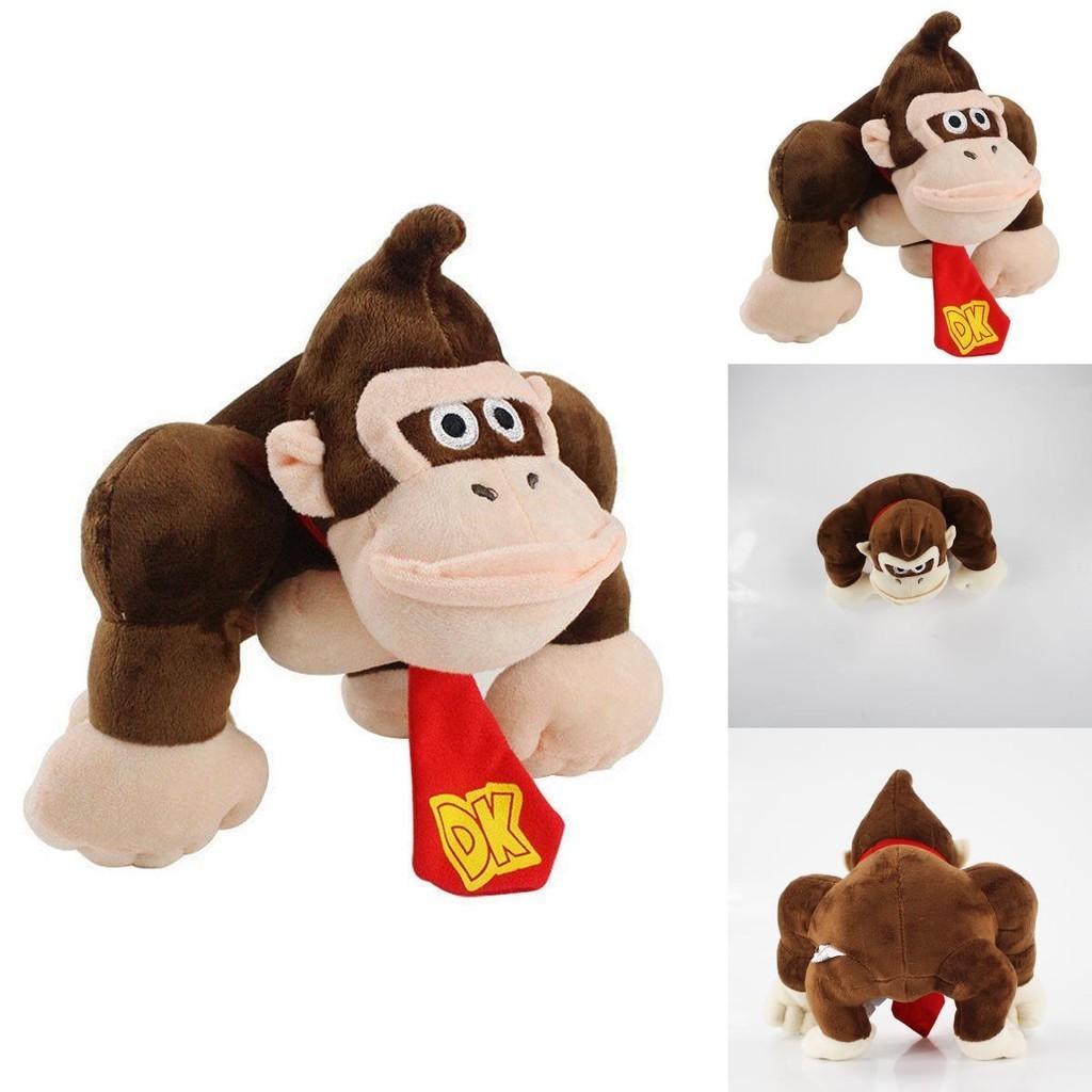 98-calowa Pluszowa Zabawka Donkey Kong Super Mario Bros Miękki Wypchany Zwierak Lalka Prezent dla Dziecka