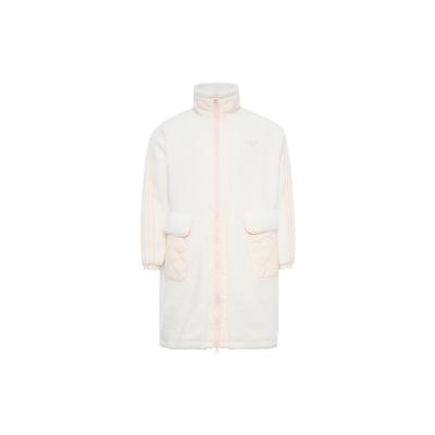 Originals Solid Thick Warm Faux Lamb Wool Sports Jacket Women Jacket White HR3457