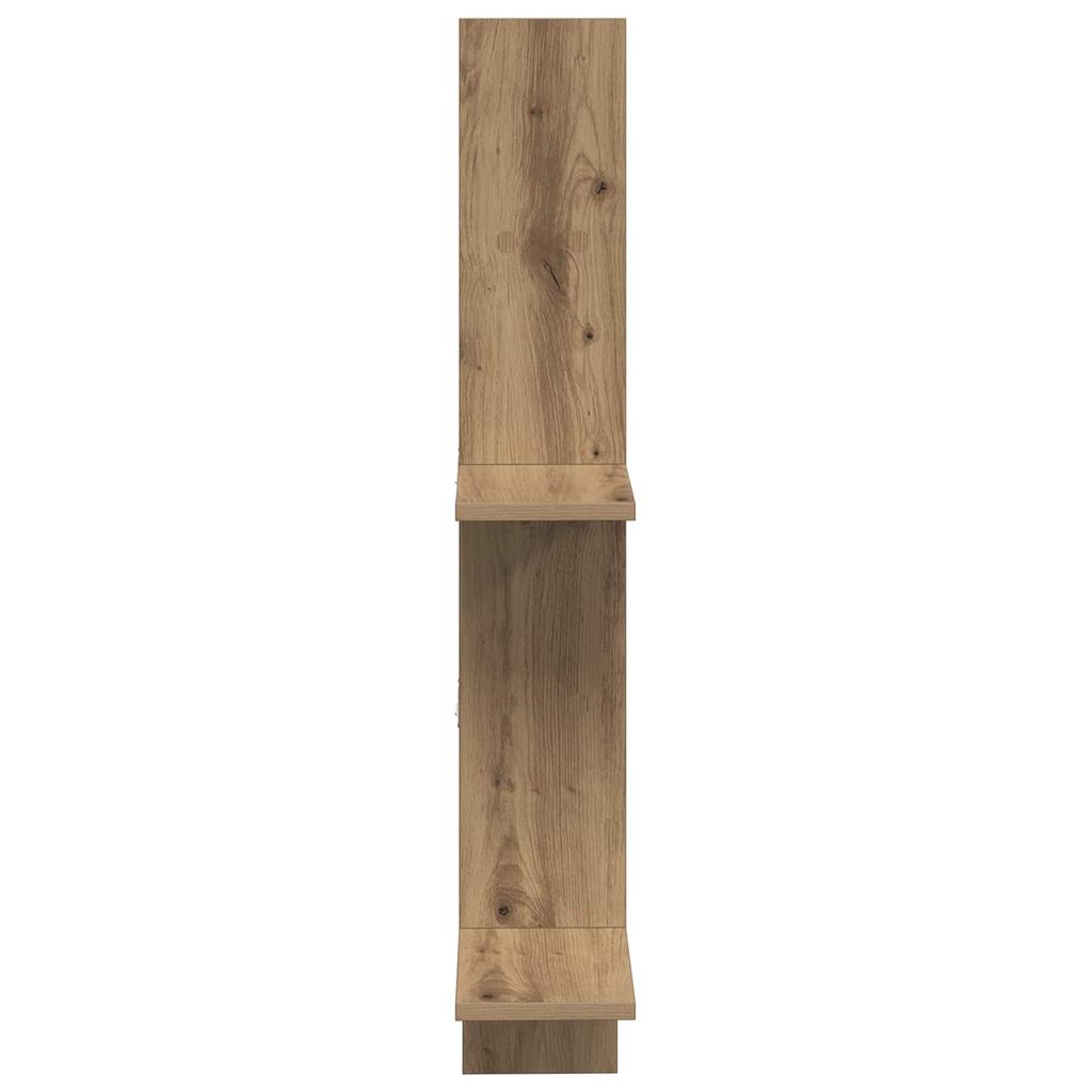 Wall Shelf Artisan Oak 61 x 15 x 102 cm Engineered Wood