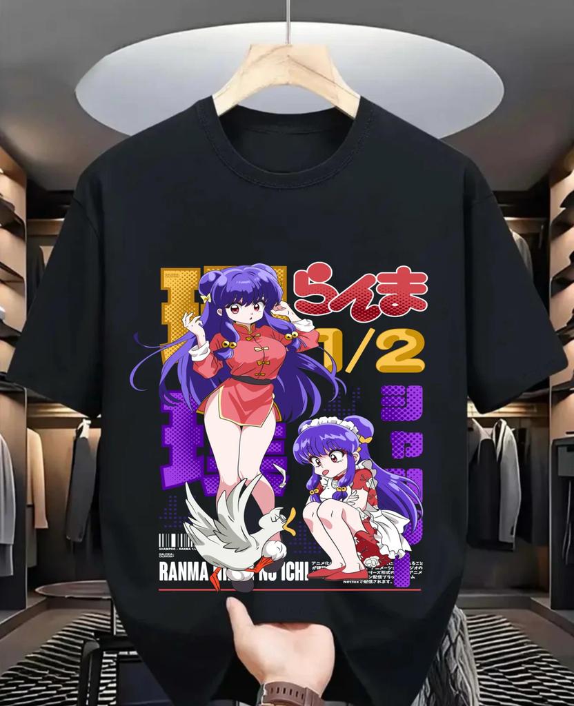 Anime Shampoo Rumiko Takahashi Ranma 12 TShirt Size S4XL Gift For Friends