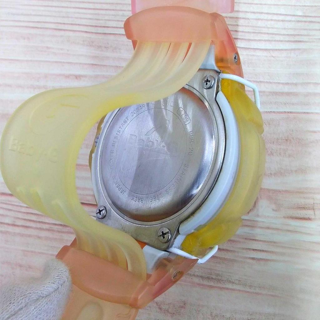 Used CASIO BABY-G BGR-20 Quartz Analog Watch