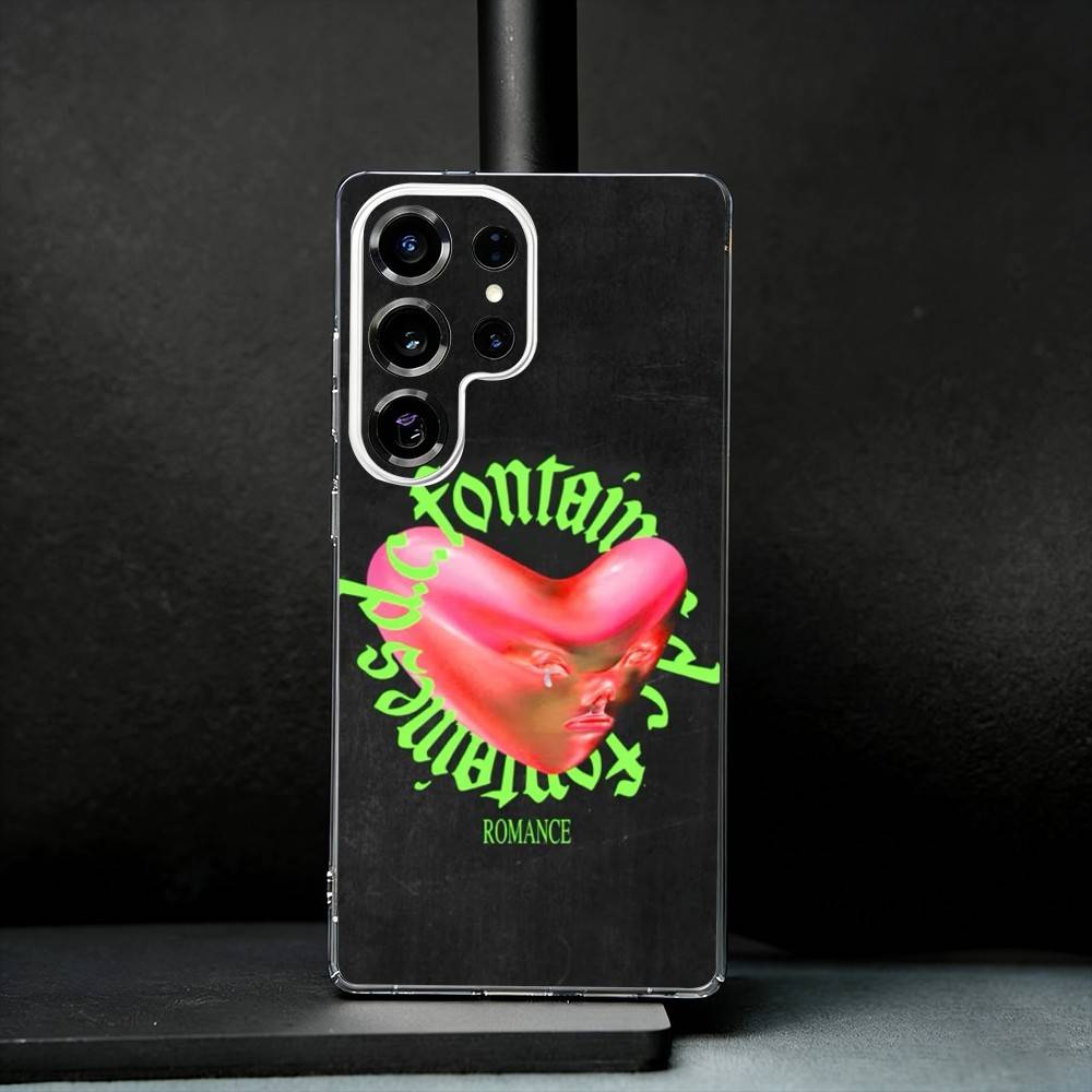 

Fontaines DC Romance Cool Phone Case For Samsung S25,S24,S21,S22,S23,S30,Ultra,S20,Plus,Fe,Note,10,9,5G Transparent Cover Samsung S25