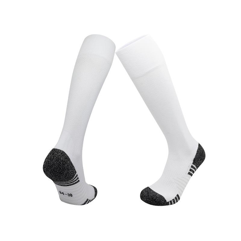

Professional Football Socks Summer Moisture-absorbing Sports Socks Towel Bottom Non-slip Wear-resistant Shock-absorbing Stockings Training Socks 2026 m size (34-38 shoe size) белый