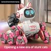 Gato Máquina de Controle Remoto Inteligente Carro de Controle Remoto Brinquedo Oito Rodas Robô com Detecção de Gestos Brinquedo Infantil projetado para meninos e meninas
