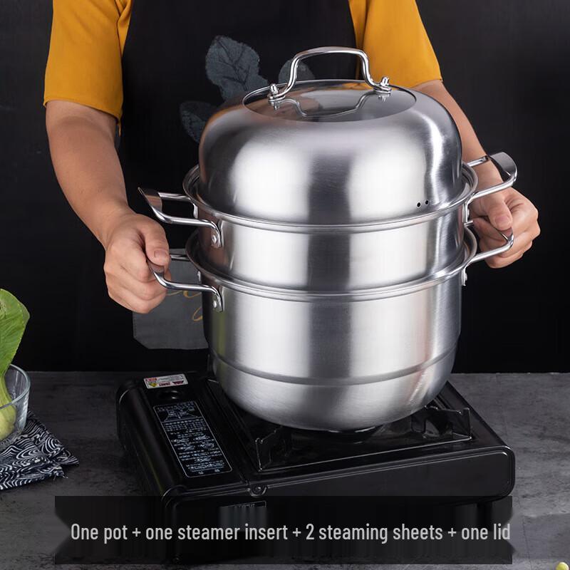 Zhenggang 3-lagiger Dampfgarer aus 304 Edelstahl