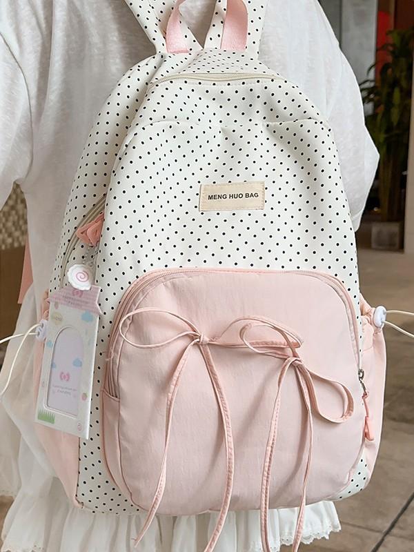 Cute Backpack For Girls School Use With Nylon And Laptop Storage