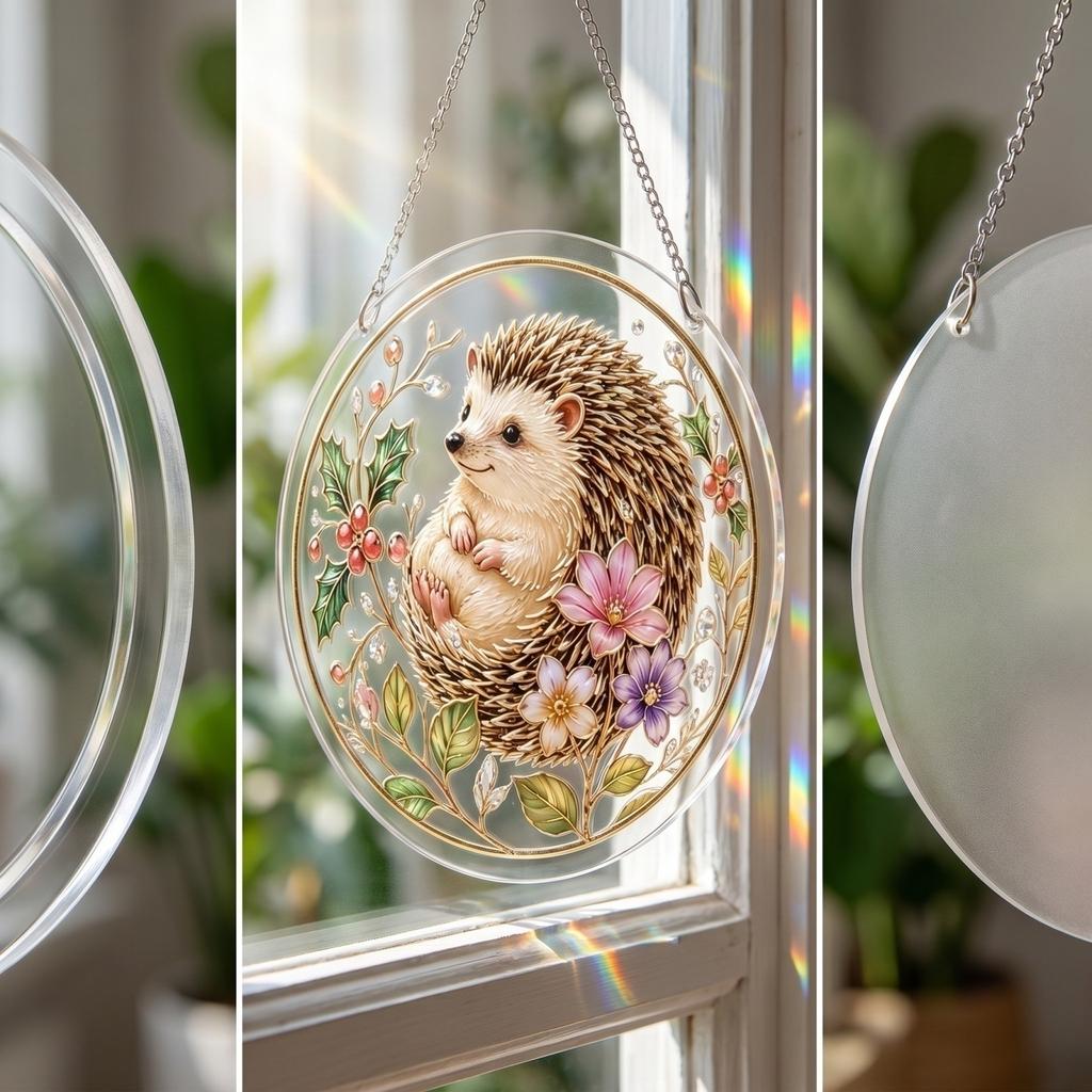 Acrylic Animal Wall Decor 2D Cute Hanging Ornament for Home Bedroom Living Room