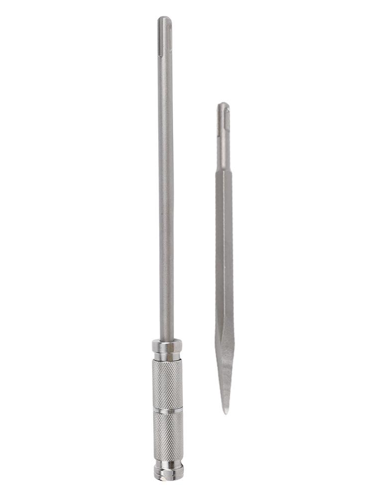For Rotary Hammer Drill Rotary Hammer Extension Rod For Construction Site 26*1cm 9.6*2.1cm Double-headed Round Shank