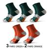 Men's Ankle Socks with Cushion Athletic Running Socks Breathable Comfort for 5 Pairs Lot Sports Sock for men
