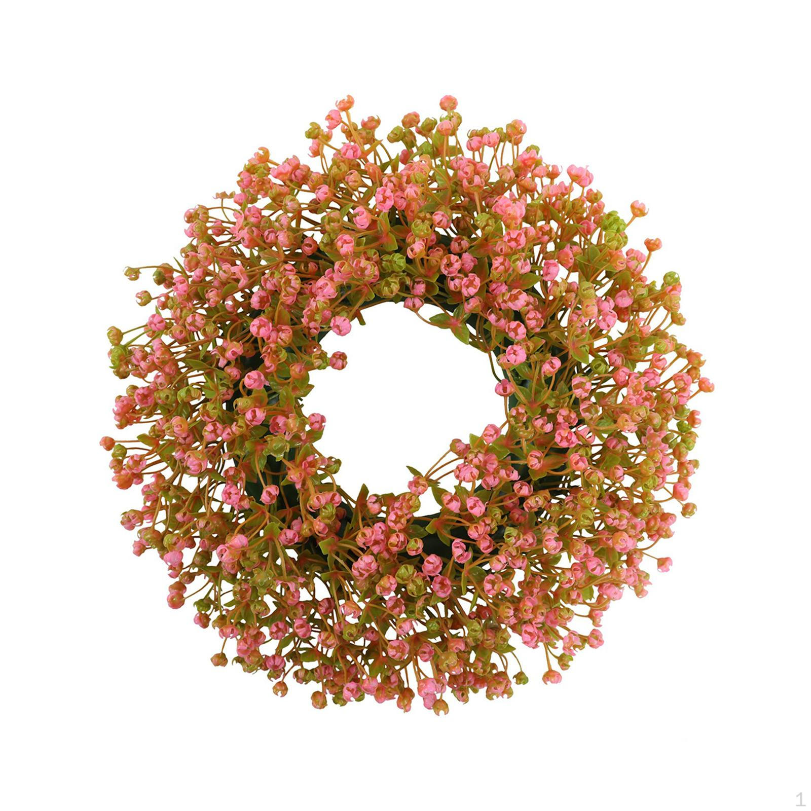 

Дверной венок искусственный цветок подарок элегантный весна лето подвесная гирлянда для свадьбы pink