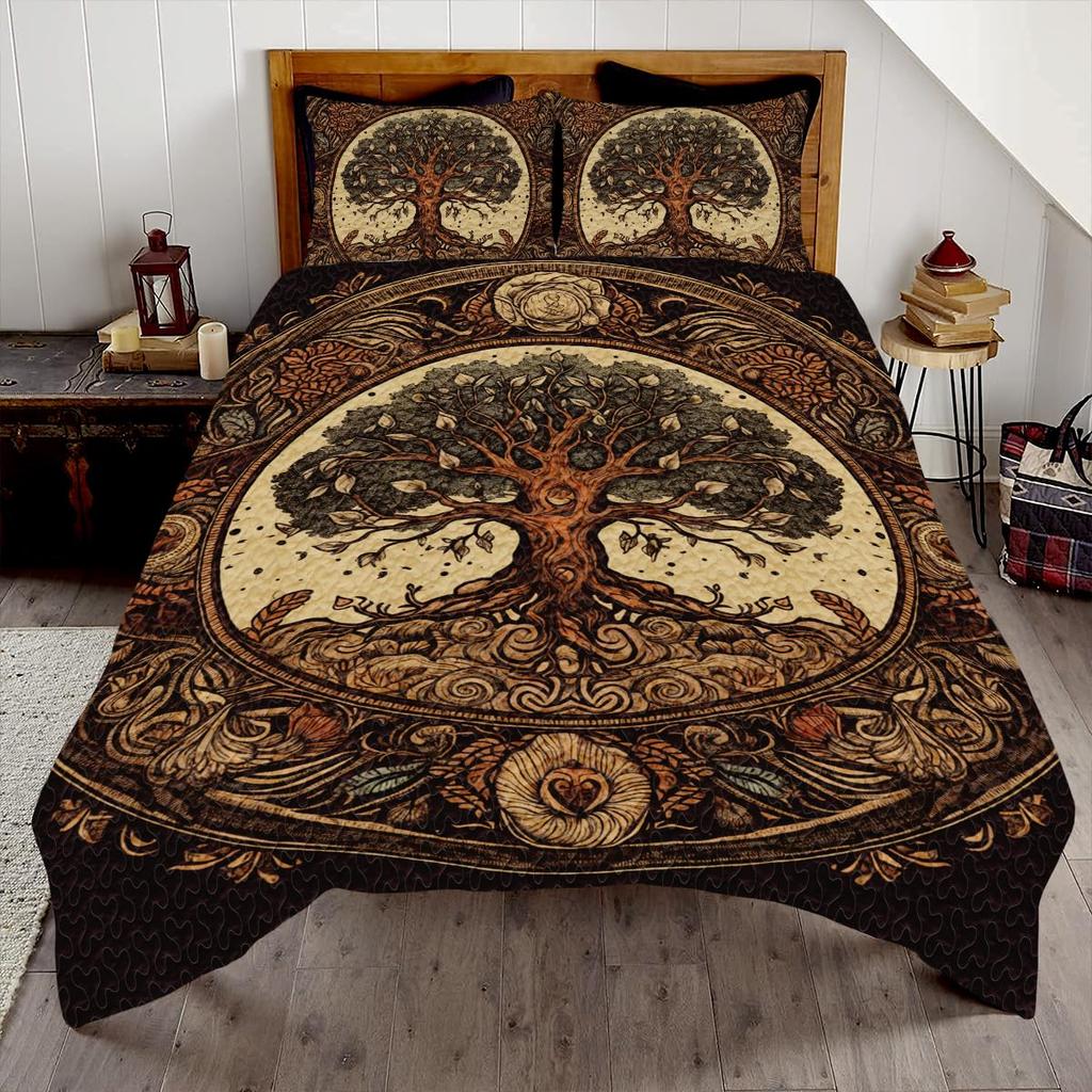Old Tree Duvet Cover Sets For Kids Teens Queen Quilt Covers Lightweight Down Bedroom Decor 2 Pillowcases 1 Duvet Cover No Quilt
