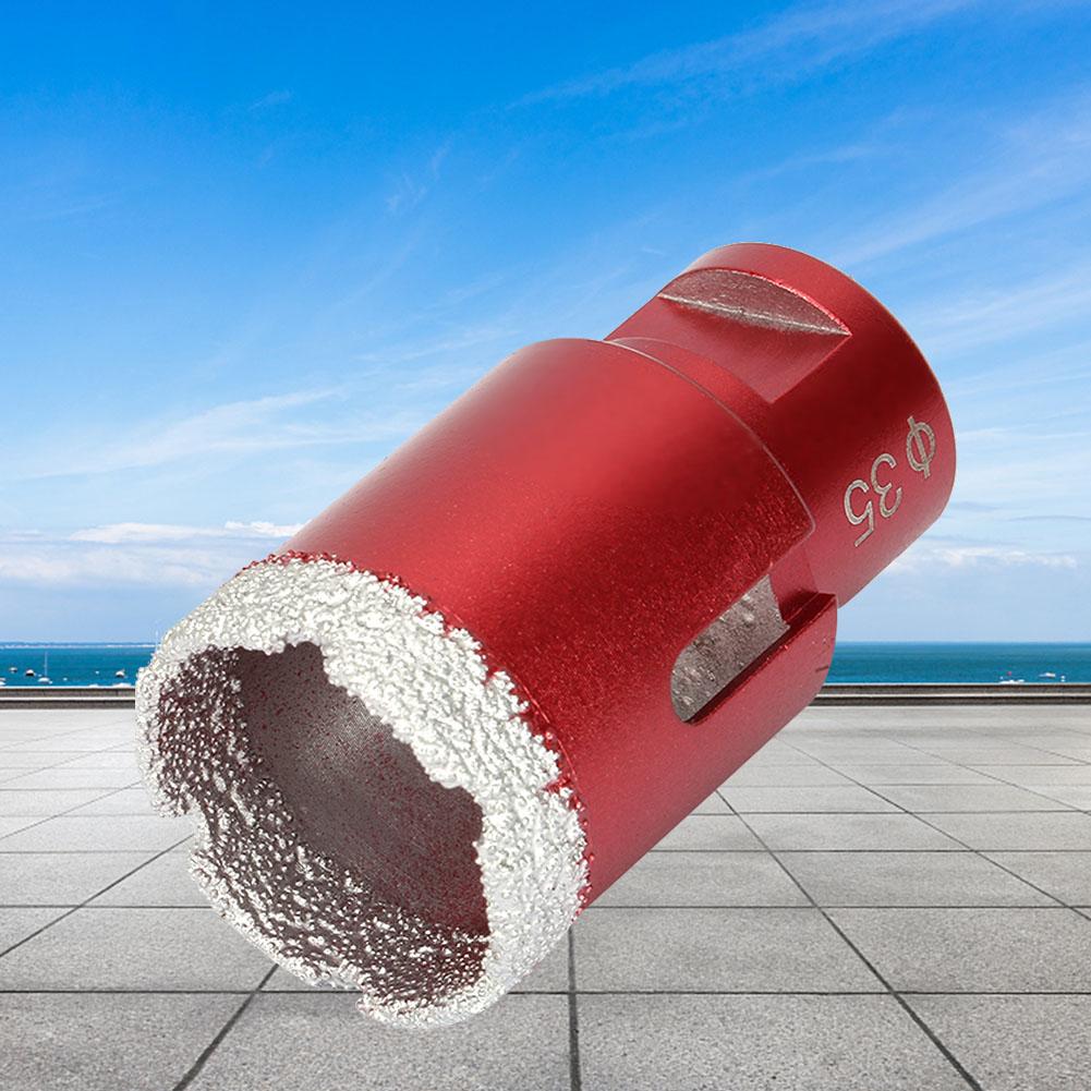 Broca Diamantada M14 Broca Núcleo Profissional Brasada a Vácuo(35 mm)