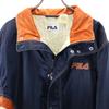 Fila 90er Old Back Logo Schlagjacke L Marineblau Herren Gebraucht