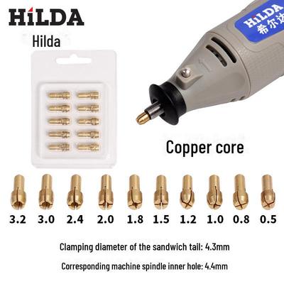 Mini elektrinis šlifuoklis ir mikro grąžto rinkinys su 1,6 mm, 2,4 mm, 3,2 mm variniais griebtuvais