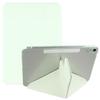 For iPad (2025)/10.9 (2022) Case Magnetic Dual Clasp PU TPU Acrylic Origami Stand Tablet Cover