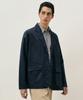 Costume O’Clock Cotton Loose Fit Washed Blazer Navy Coosjk039Navy