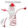 Holiday Wine Bottle Glass Holder Kitchen Storage Rack for Bar Shelves Pantry Red Hat