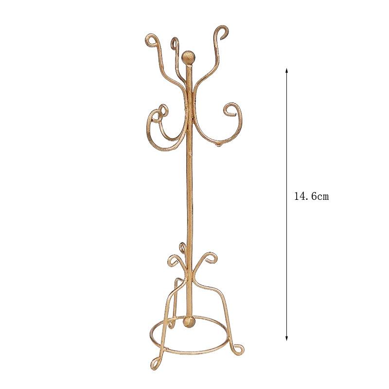 1/12 Puppenhaus Simulation Mini Garderobenständer Modell Puppe Zuhause Schlafzimmer Kleiderbügel Möbel Dekor Spielzeug Puppe Wohnszene Ornamente Spielzeug