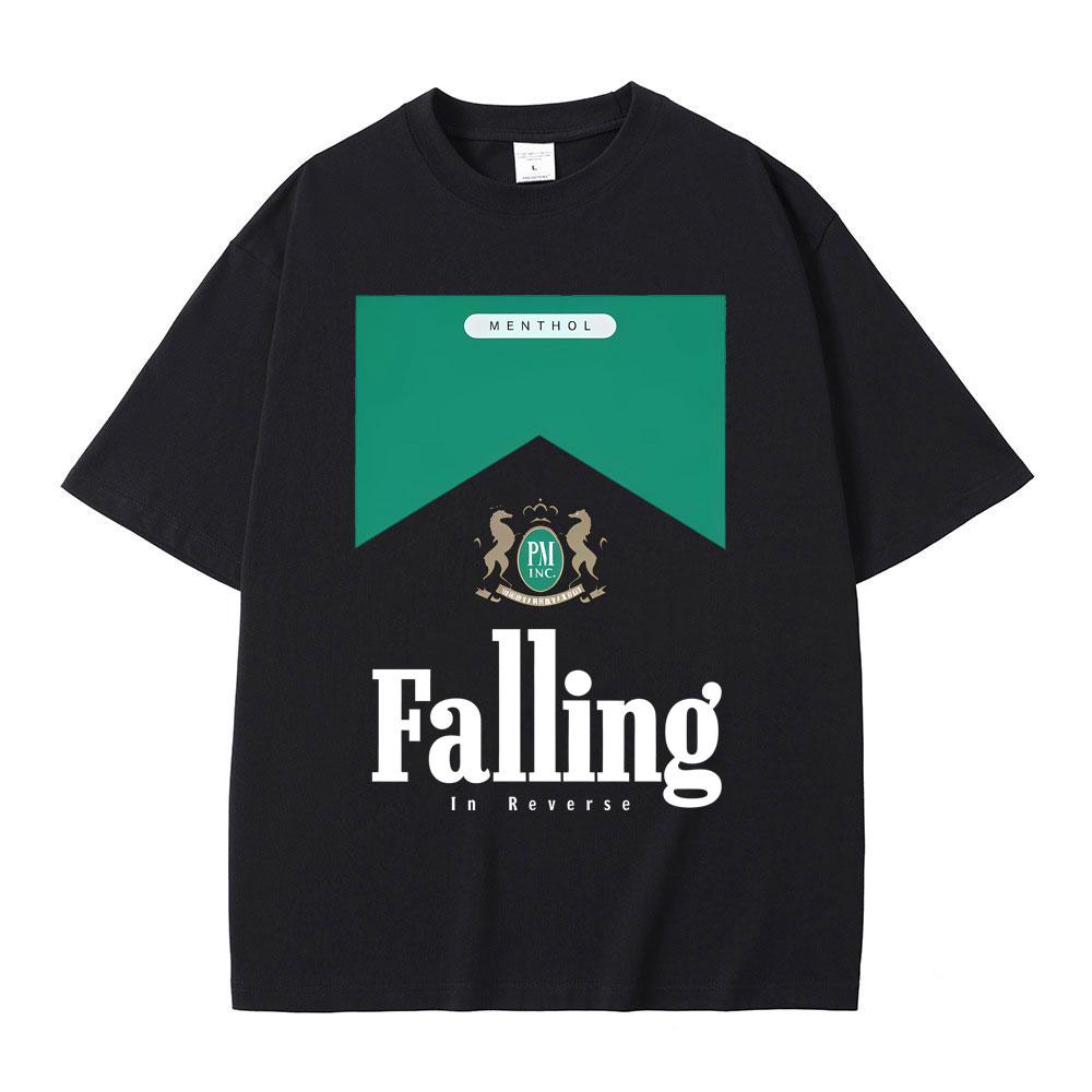 

Falling in Reverse Graphic T-shirt Men Women Rock Fashion Fashion Tshirt Streetwear Summer Men s Casual Soft Cotton T Shirts 4XL