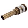 Brass Pop Up Drain Stopper Easy To Install Universal Vanity Pop Up Drain Stopper for Vessel Sink Lavatory Vanity with
