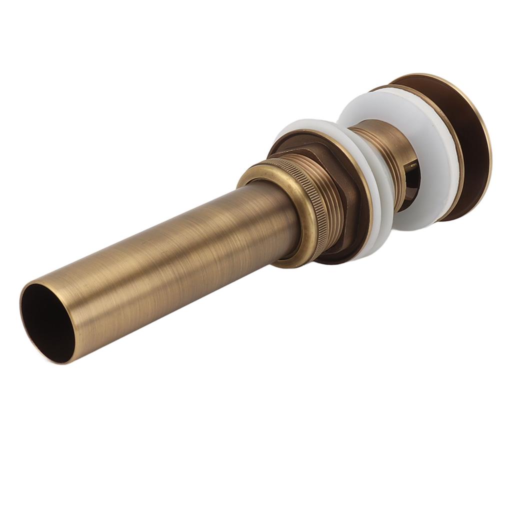 Brass Pop Up Drain Stopper Easy To Install Universal Vanity Pop Up Drain Stopper for Vessel Sink Lavatory Vanity with