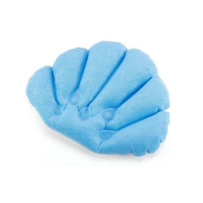 Losowa Nadmuchiwana Poduszka Spa w Kształcie Muszli do Łazienki Miękka Poduszka Pod Plecy i Szyję do Wanny