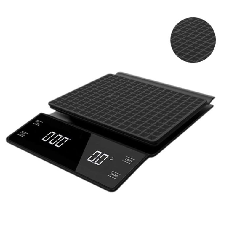 Electronic Coffee Weight 3kg/0.1G With Clock High Accuracy Digital Kitchen Weight Coffee Weight Without Battery