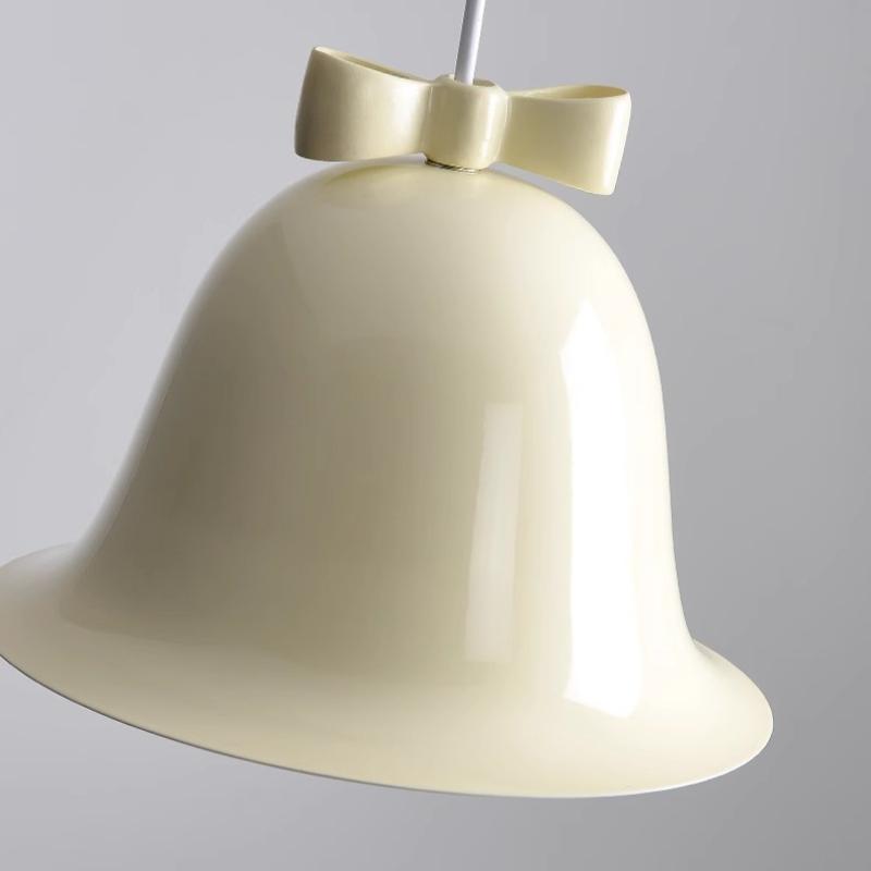 Christmas Bell Macaron Rainbow Iron Pendant Lamp Modern Nordic Bedroom Board Study Home Decoration Chandelier E27 Luster Light