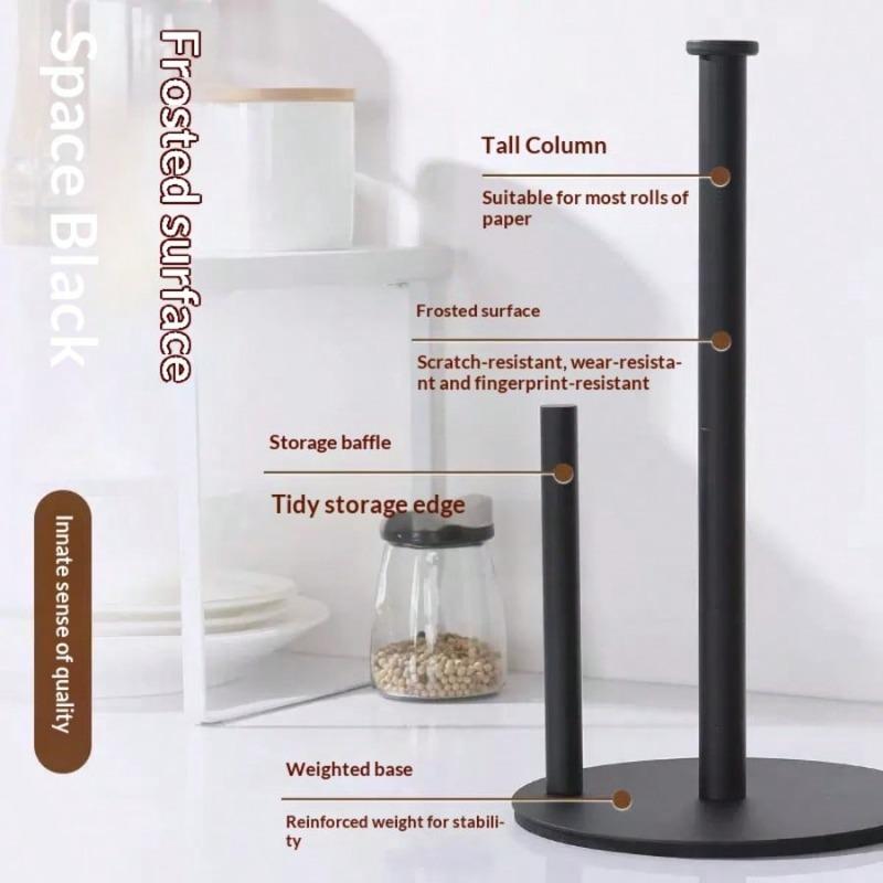 1pc Kitchen Paper Towel Holder, Countertop Paper Towel Dispenser, Napkin Box Rack