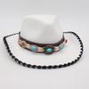 Grassland Windproof And Sunscreen Men'S Women'S Hats Are Directly Supplied With Top Hats, Versatile Ethnic Style, High-End Tibetan Holiday Jazz Hats