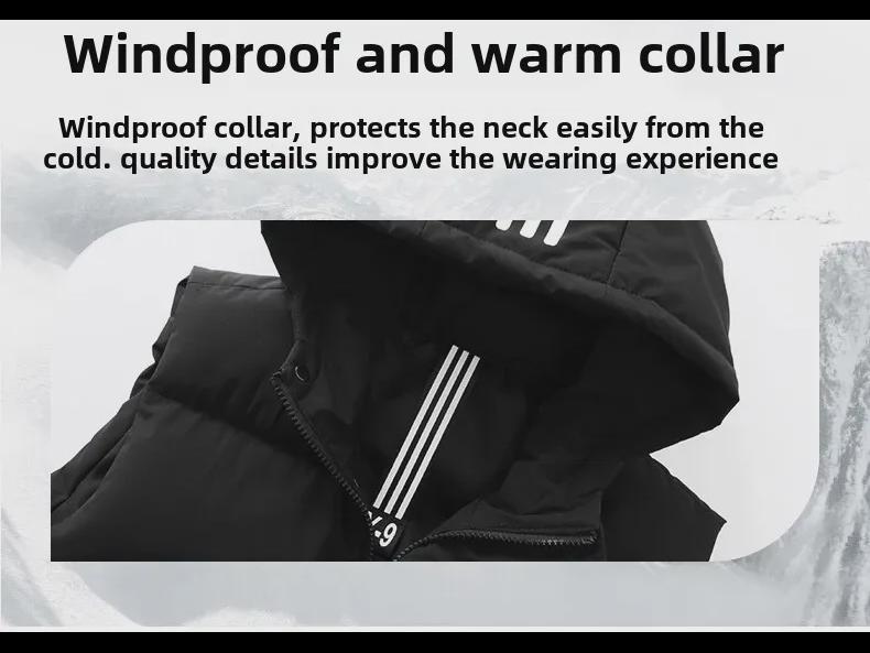Men's Trendy Korean Style Solid Color Down Cotton Vest - Autumn/Winter Loose Fit Waistcoat