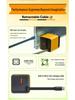 GaN Dual-Port Fast Charger with Foldable Retractable Cable for Apple, Huawei, Xiaomi